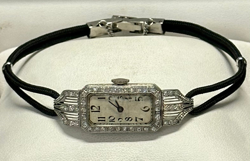 GENERIC BRAND Ladies Vintage circa 1920s Estate Watch w/ approx. 48 Diamonds - $20K APR Value w/ CoA! APR 57