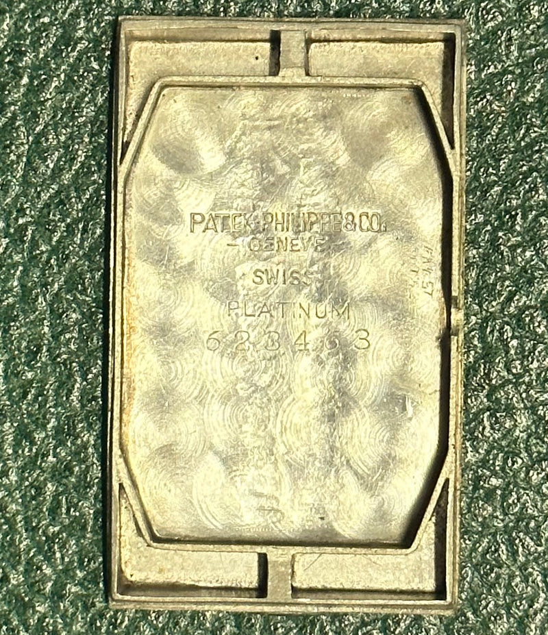 PATEK PHILIPPE Platinum Vintage 1940s Mechanical Men's Watch - $100K APR w/ COA! APR57