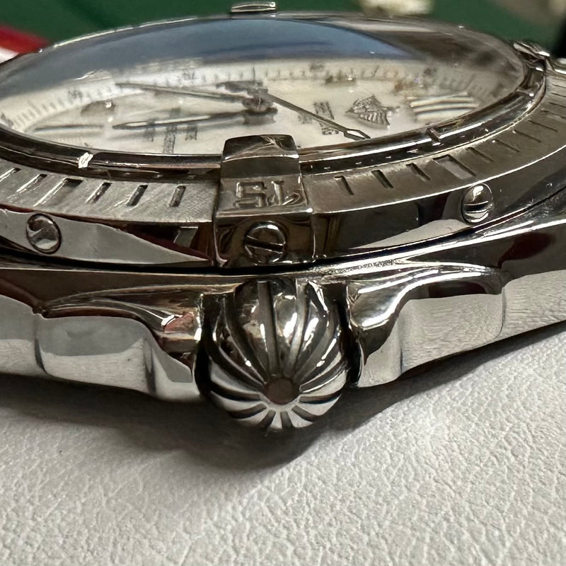 BREITLING Jumbo Chronometer Automatic Perpetual Men's SS Watch- $20K APR w/ COA! APR57
