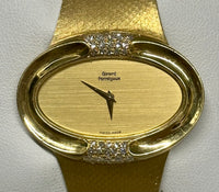 GIRARD PERREGAUX Incredible 18K YG 42-Diamond Mechanical Watch -$60K APR w/ COA! APR 57