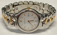 TIFFANY & CO. Tesoro Two-tone 18KYG/SS Round #M0112 Wristwatch w/ White Face - $15K VALUE APR 57