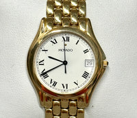 MOVADO Solid Yellow Gold Unisex Brand New Beautiful Wristwatch - $16K APR w/ COA APR57