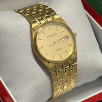 JAEGER LE-COULTRE ALBATROS Date 18K Yellow Gold Men's Watch - $40K APR w/ COA!!! APR57
