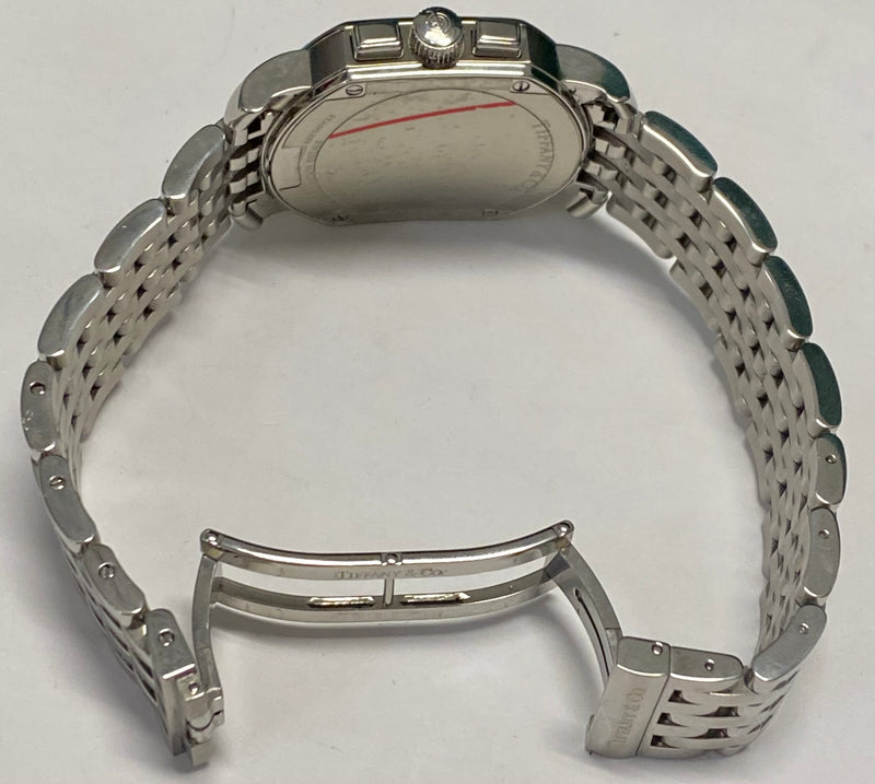 TIFFANY & Co. Rare Chronograph Stainless Steel Men's Wristwatch- $15K APR w/ COA APR57