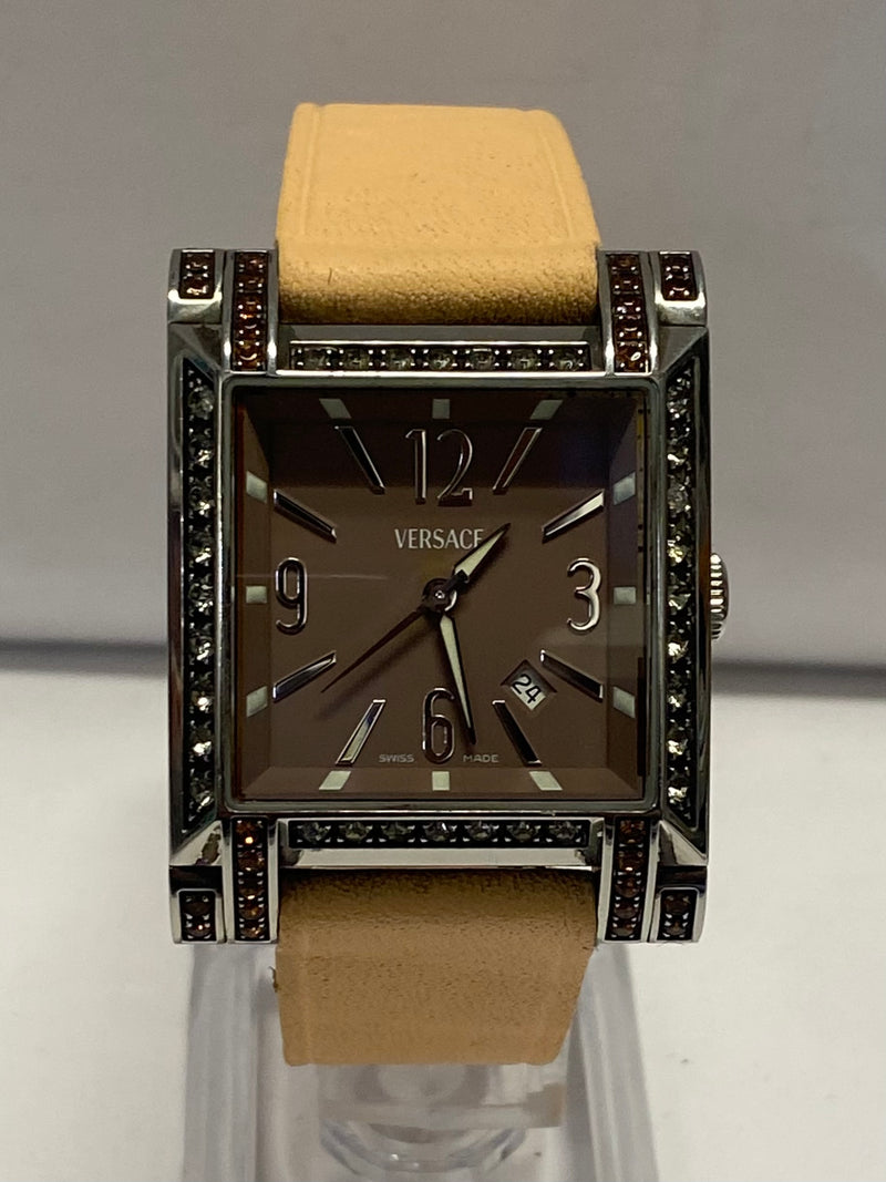 VERSACE Rare Gem Iconic Unisex Watch w/Diamonds and Sapphires - $16K APR w/ COA! APR57