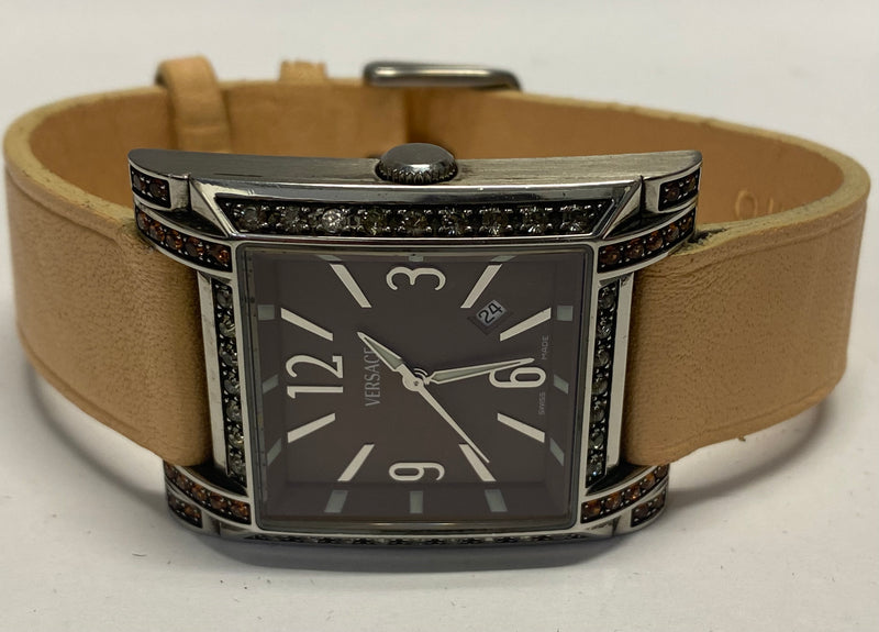 VERSACE Rare Gem Iconic Unisex Watch w/Diamonds and Sapphires - $16K APR w/ COA! APR57