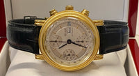 RIVADO Yellow Gold Automatic ETA 7750 Chronograph Tachymeter w/ Exhibition Caseback - $10K Appraisal Value! ✓ APR57