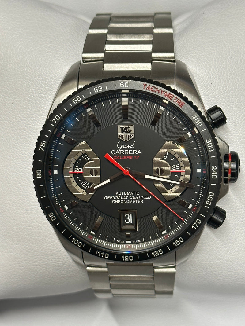 TAG HEUER Grand Carrera Exhibition Back Automatic Men's Watch - $18K APR w/ COA! APR57