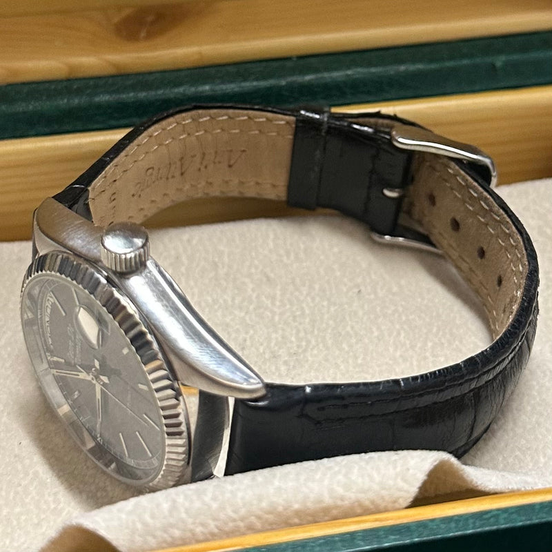 LEON DE ROMAN Brand New 18K White Gold Rolex-Style Men's Watch- $75K APR w/ COA! APR57