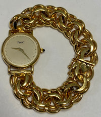 PIAGET  18K YG Art Deco Style Unique Bracelet Brand New Watch - $65K APR w/COA!! APR57