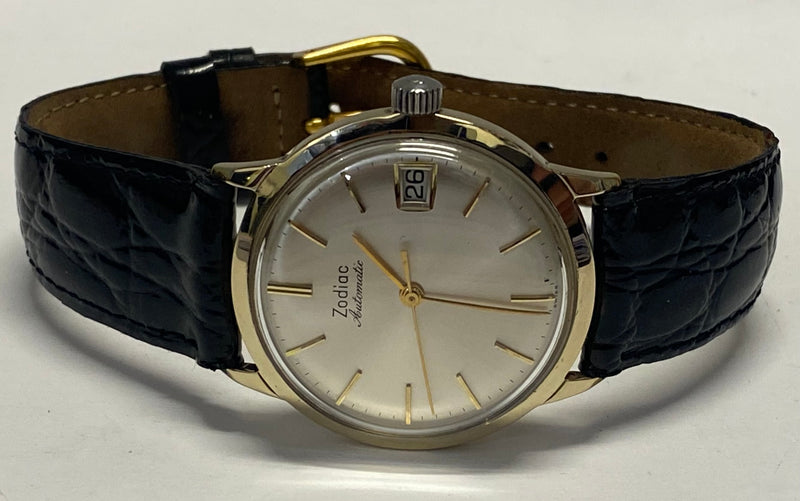 ZODIAC Rare and Radiant Solid Gold Vintage 1950's Men's Watch - $12K APR w/ COA! APR57
