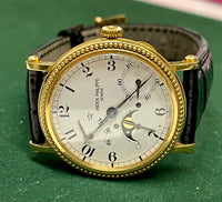 PATEK PHILIPPE  18K Yellow Gold Ref.5015 Automatic Wristwatch - $80K APR w/ COA! APR 57