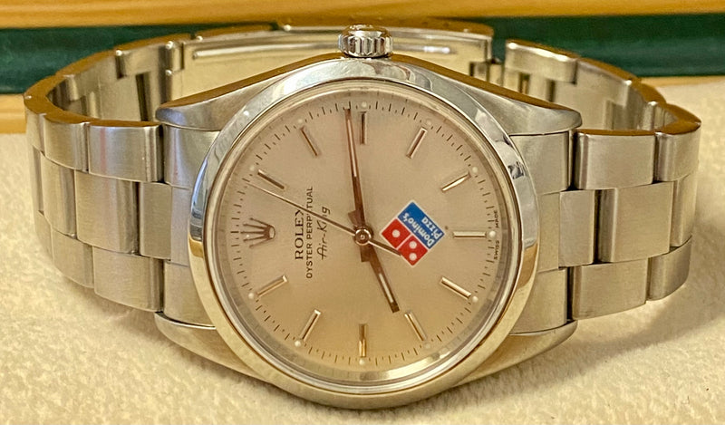 ROLEX Air King Domino's Pizza Dial Automatic Stainless Steel - $30K APR w/ COA!! APR57