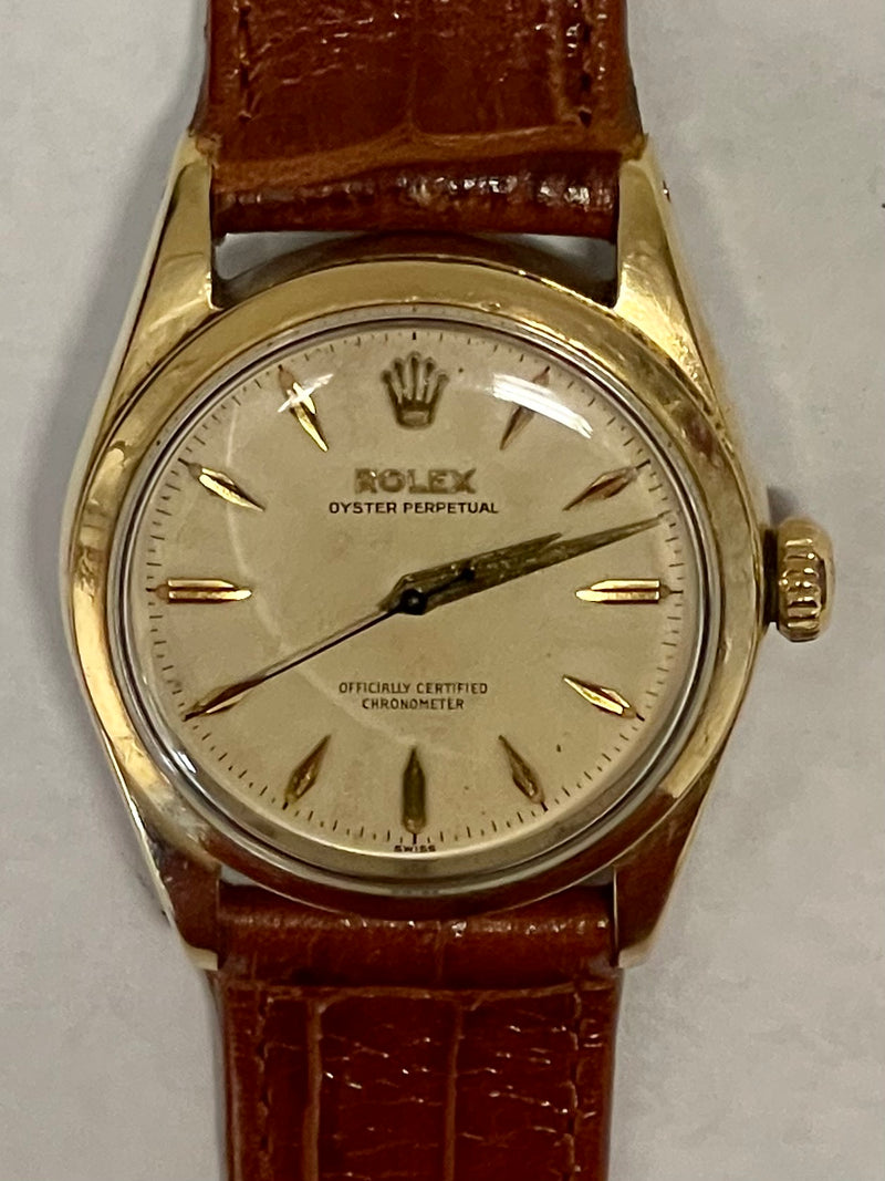 Rolex Oyster Perpetual Vintage 1940's Off-White Dial Ref#6634 - $16k APR w/ COA! APR57