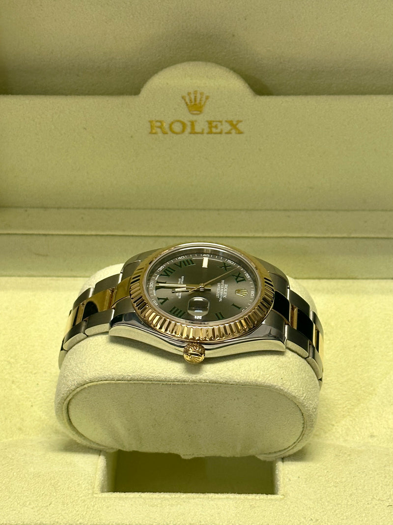 ROLEX DateJust 18K Yellow Gold/Steel Automatic Men's Wristwatch- $35K APR w/COA! APR57