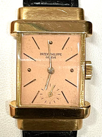 PATEK PHILIPPE "Top Hat" 18K Rose Gold Mechanical Wristwatch  - $80K APR w/ COA! APR57