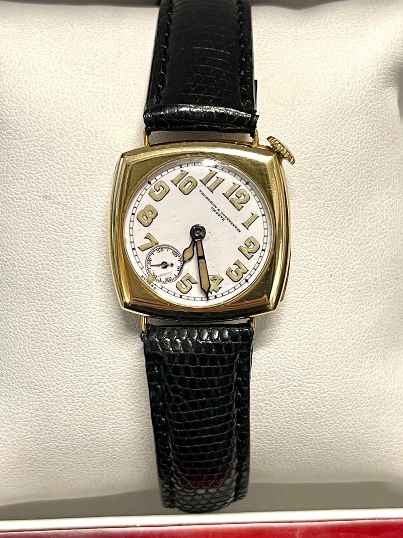 VACHERON CONSTATING Driving Wristwatch 18K Yellow Gold 1926s - $200K APR w/ COA! APR57