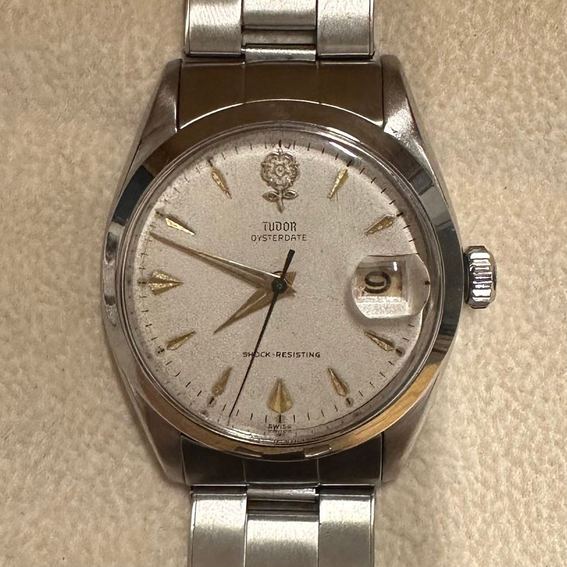 ROLEX/TUDOR Oysterdate #7939 Rare Vintage 1959 SS Men's Watch - $15K APR w/ COA! APR57