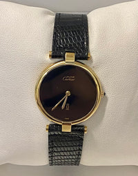 CARTIER Must De Vintage Solid Gold/ Silver Ladies Wristwatch - $10K APR w/ COA!! APR57
