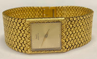 PIAGET Rare Vintage 18K Yellow Gold Wristwatch w/ Gold Dial & Specially Designed Bracelet - $40K VALUE APR 57