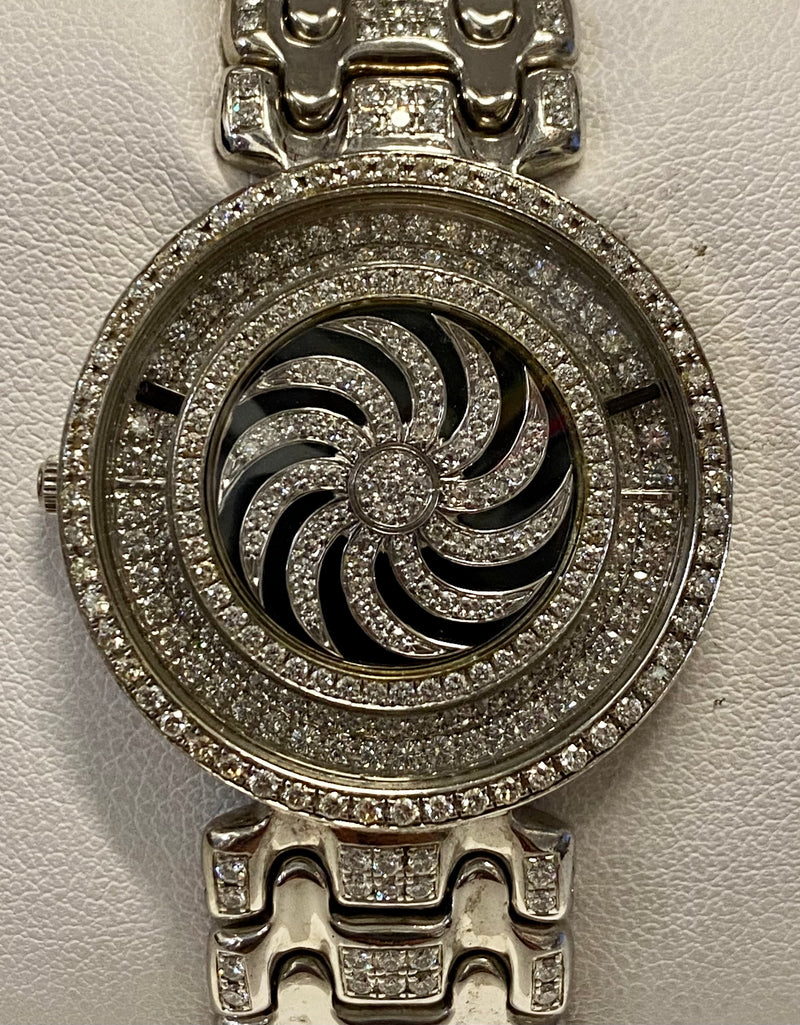 SARCAR OF GENEVE Magic Moon 18K White Gold Watch w/ Approx. 525 Diamonds! - $150K APR Value w/ CoA! ✓ APR 57
