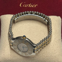 CARTIER Must De Cartier Beautiful SS & Solid Gold Ladies Watch - $8K APR w/ COA! APR57
