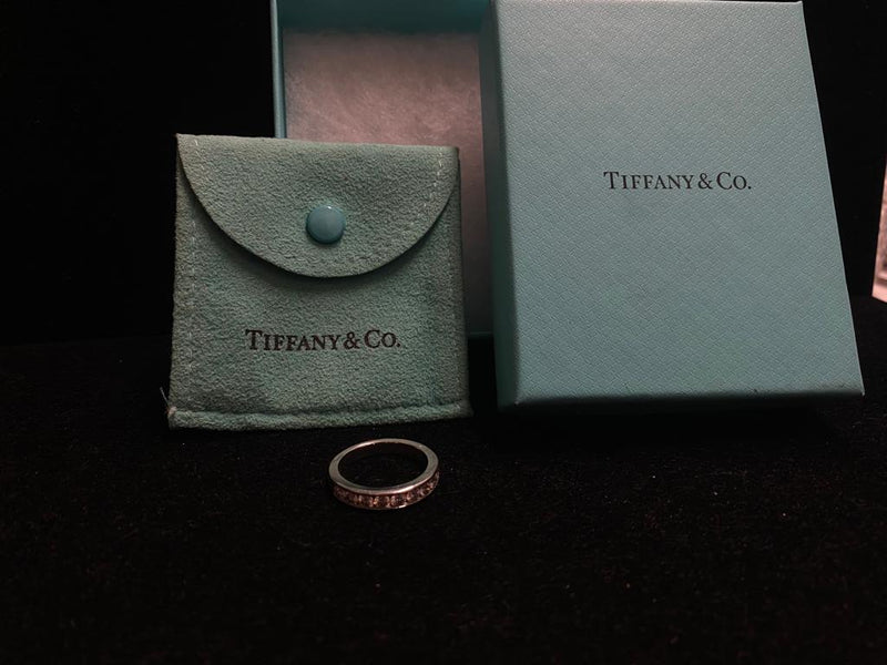 Tiffany & Co.Dazzling & Spectacular 9 Dmnds Solid Platium Rings- $30K APR w/ CoA APR57