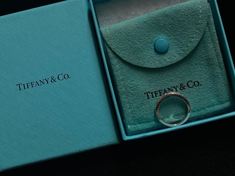 Tiffany & Co.Dazzling & Spectacular 9 Dmnds Solid Platium Rings- $30K APR w/ CoA APR57