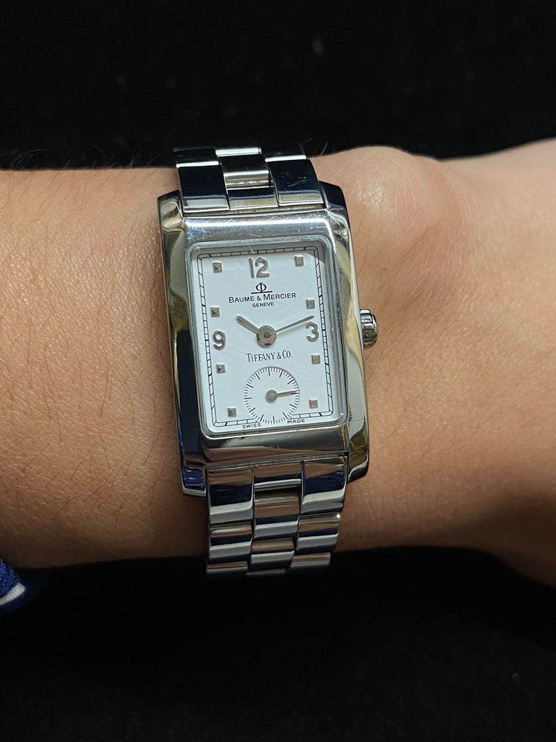 Baume Mercier co-branded by Tiffany&Co SS Unique Brand New Watch- $8K APR w/ COA APR57