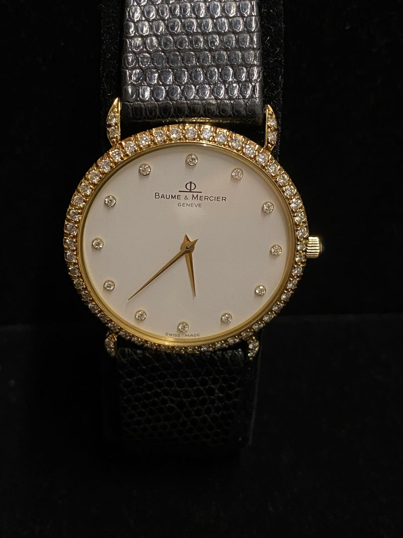 Baume & Mercier 18K YG 70Diamonds Incredibly Brand New Watch- $30k APR w/ COA!!! APR57