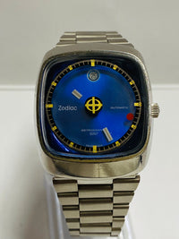 Zodiac SS-Spectacular & Very Rare TV-Case Brand New Men's Watch- $10K APR w/ COA APR57