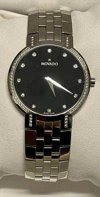MOVADO Stainless Steel W/ Diamonds Quartz Men's Wristwatch - $10K APR w/ COA!!!! APR57