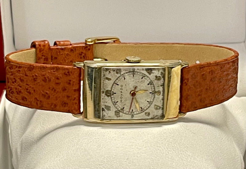 MOVADO 14K Solid Gold Vintage 1920s Mechanical Movement Watch - $20K APR w/ COA! APR 57