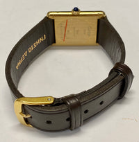 CARTIER Tank Rare Mechanical 18K Yellow Gold Unisex Wristwatch- $18K APR w/ COA! APR57