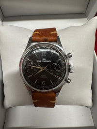 Paul Portinoux Men's SS Mechanical circa 1940s Brand New Watch - $16K APR w/ COA APR 57