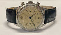 UNIVERSAL GENEVE Vintage 1940's Chronograph Mechanical Steel - $50K APR w/ COA!! APR57