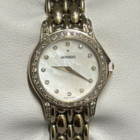 MOVADO 14K White Gold Ladies Wristwatch w/ MOP Dial & approx. 50 Diamonds - $15K APR Value w/ CoA! APR 57