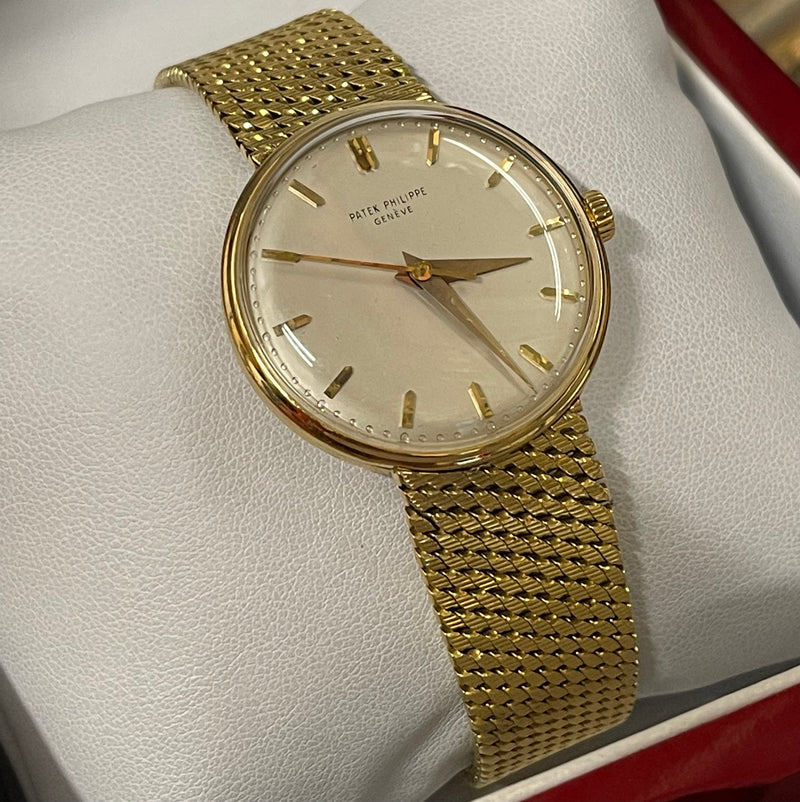PATEK PHILIPPE Men's Watch Vintage 1960's in 18K Yellow Gold