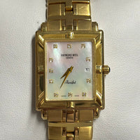 RAYMOND WEIL 18K Yellow Gold w/ 11 Diamonds Rare Unisex Watch - $40K APR w/ COA! APR 57