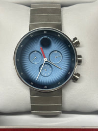 MOVADO EDGE -Blue Dial w/ Sapphire Crystal, SS, Brand New Watch - $6K APR w/COA! APR 57