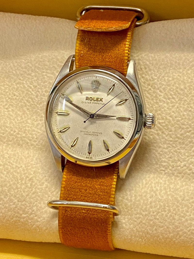 ROLEX Oyster Perpetual Vintage 1957's Automatic Stainless Steel- $20K APR w/COA! APR57
