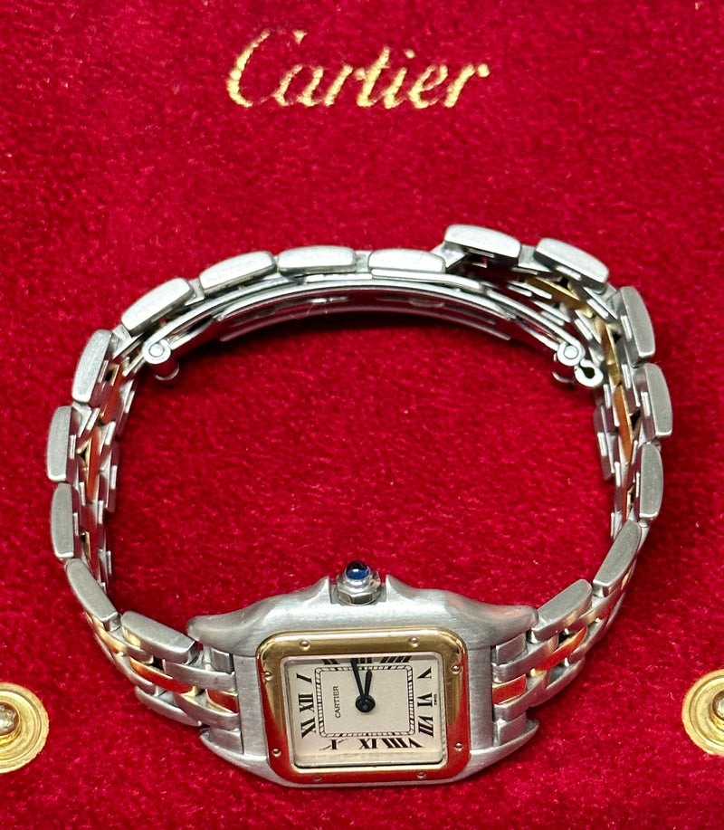 Cartier Mini Panthere Two-Tone Small Square Brand New Watch - $10K APR w/ COA!!! APR57