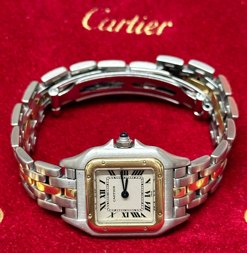 Cartier Mini Panthere Two-Tone Small Square Brand New Watch - $10K APR w/ COA!!! APR57