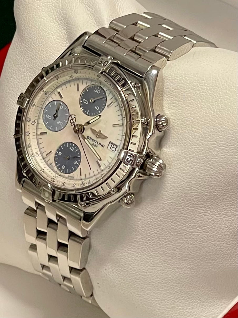 BREITLING Chronograph Stainless Steel Automatic Unisex Watch - $16K APR w/ COA! APR57