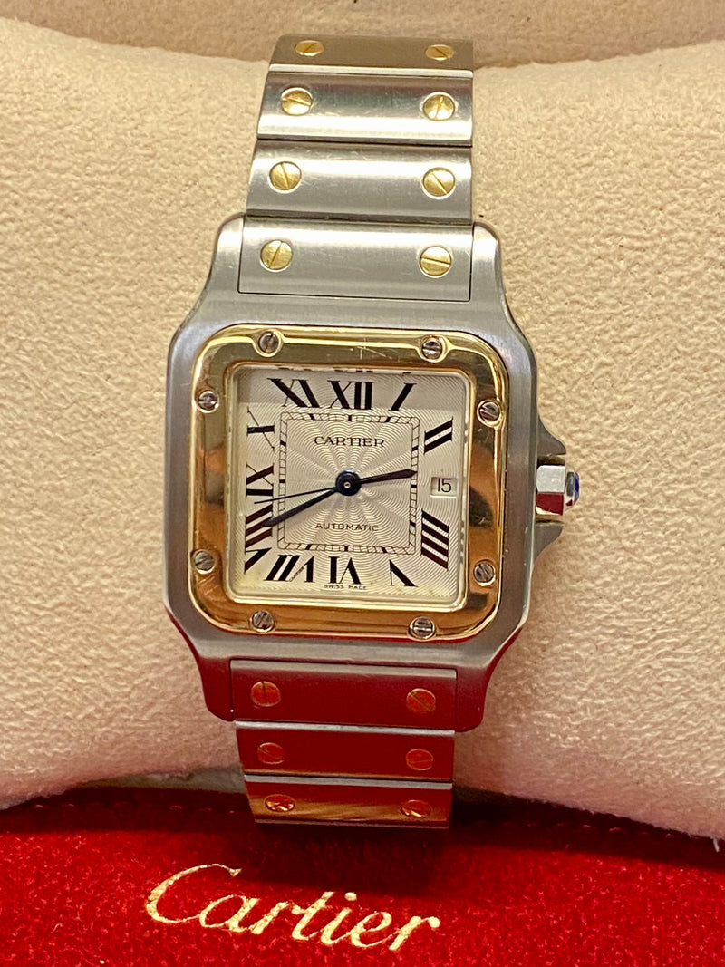CARTIER Unisex 18K Yellow Gold/Stainless Steel Automatic Watch- $16K APR w/ COA! APR57