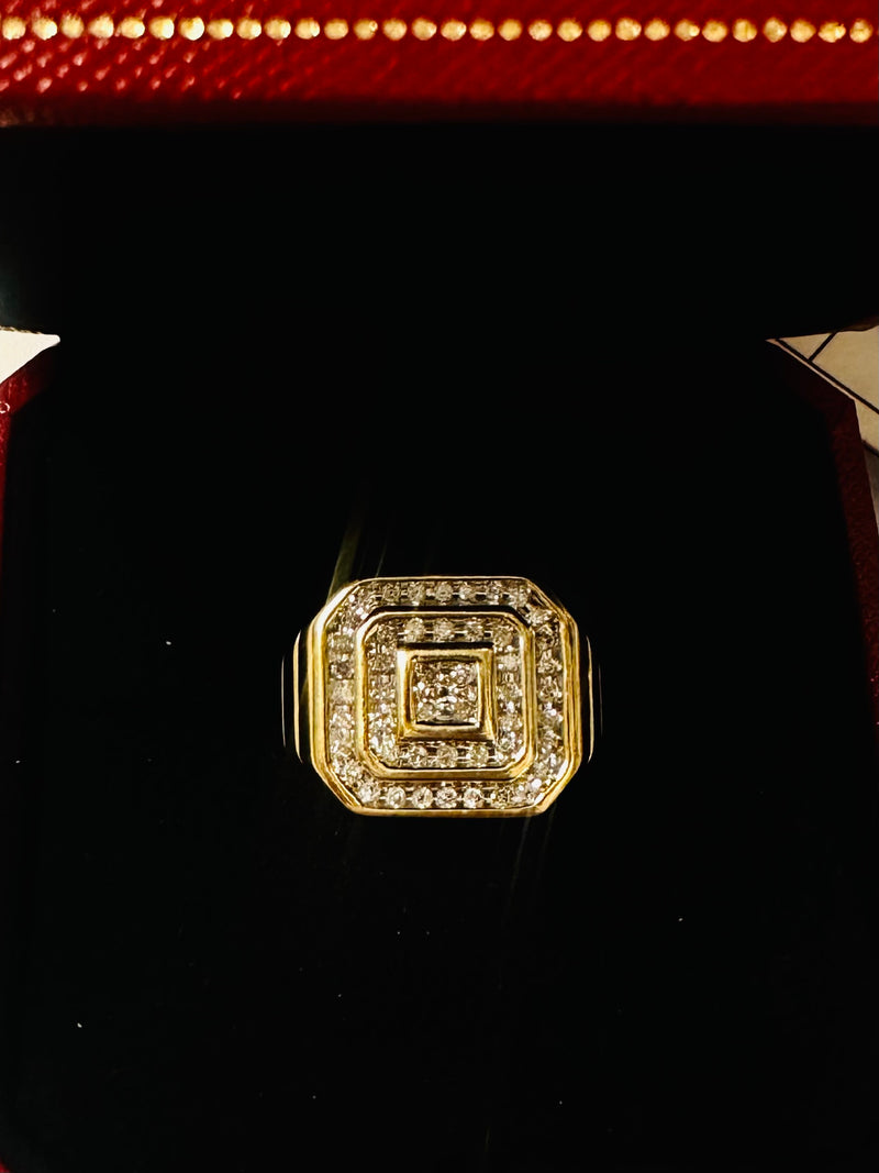 EXQUISITE UNISEX 50 DIAMONDS SOLID YELLOW GOLD SETTING  - $5K APR w/ CoA! APR57