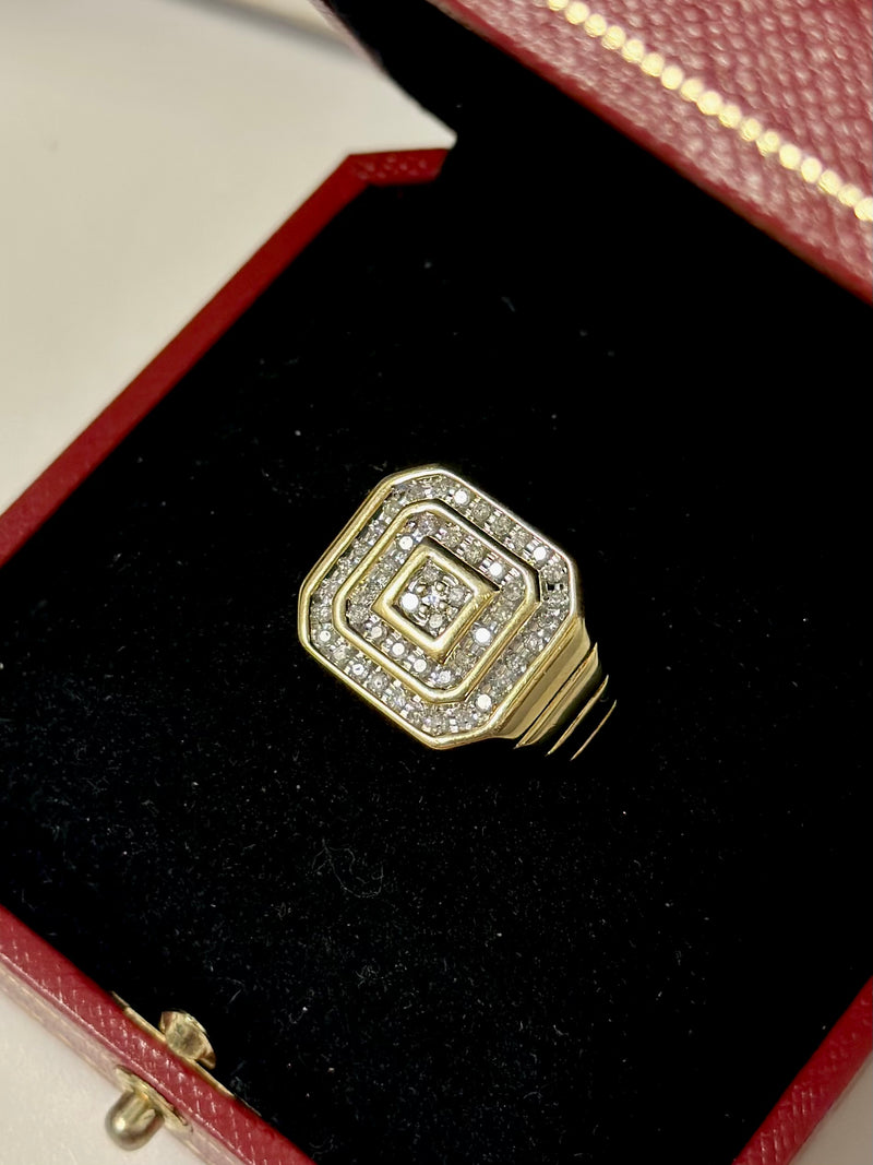 EXQUISITE UNISEX 50 DIAMONDS SOLID YELLOW GOLD SETTING  - $5K APR w/ CoA! APR57