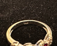 Rubies and Diamonds in Exquisite Solid WG Ring, Cartier Inspired - $5K APR w/CoA APR 57