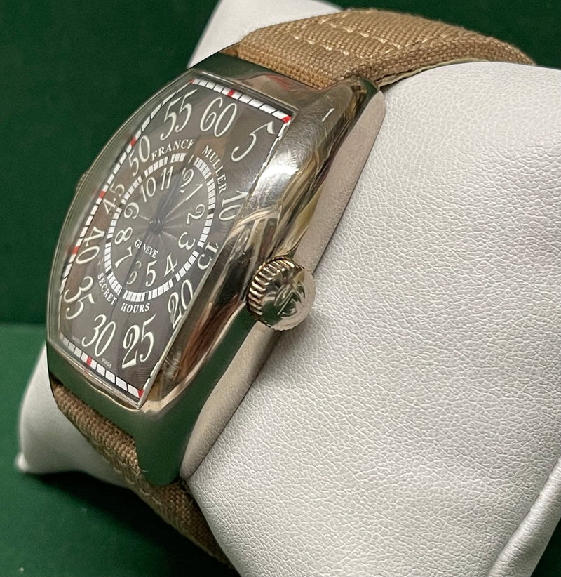 FRANCK MULLER Limited Edition Secret Hours Stainless Steel Watch, Ref. #8880.SE.H - $70K Appraisal Value! ✓ APR 57