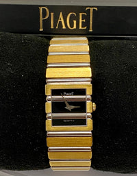 PIAGET Polo Unisex 18K Yellow Gold Wristwatch w/ Special Black Onyx Dial - $40K VALUE APR 57